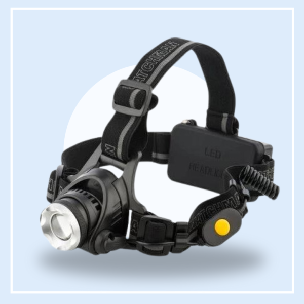 300 Lumens Led HeadTorch w/ Hard Hat Compatibility